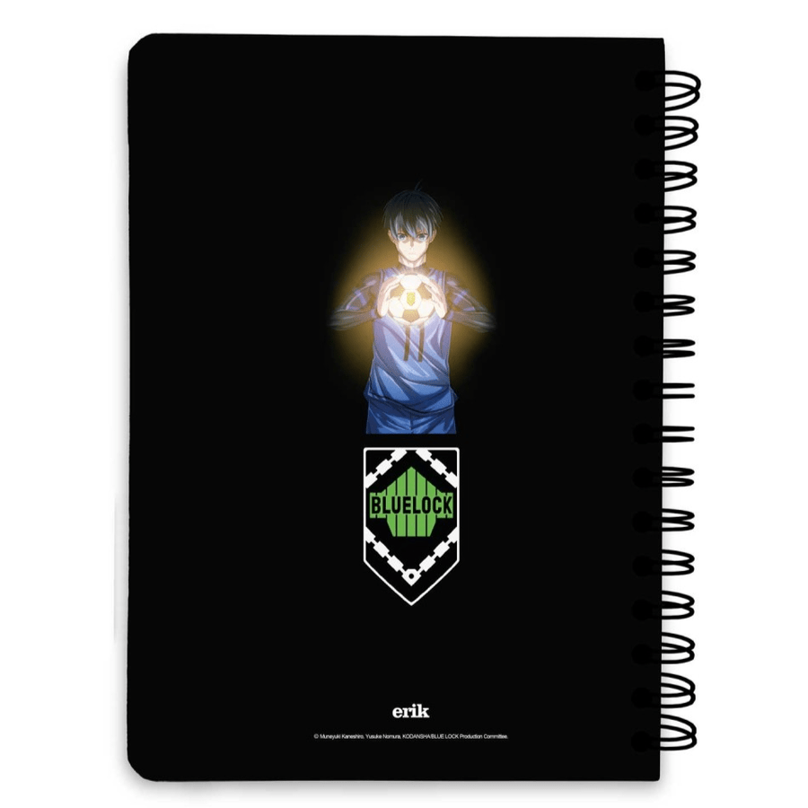 CADERNO CAPA DURA A5 BLUE LOCK - Papelaria Encantada