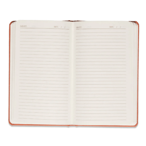 Caderno Celestial em Tecido – Sol Terracota - Designworks - Papelaria Encantada