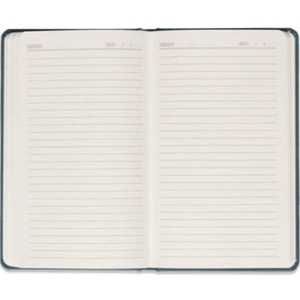 Caderno Celestial Lua Teal em Tecido – DesignWorks Ink - Papelaria Encantada