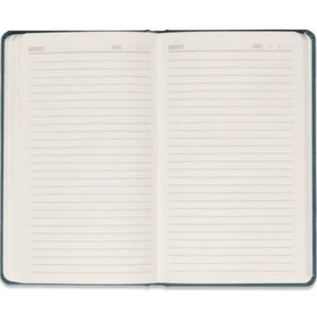 Caderno Celestial Lua Teal em Tecido – DesignWorks Ink - Papelaria Encantada