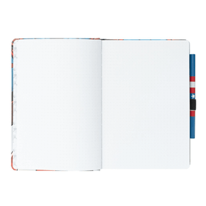 Caderno com esferográfica A5 Marvel - Capitão América - Papelaria Encantada
