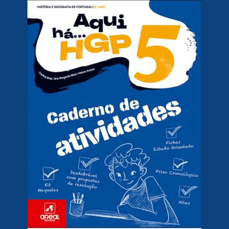 Caderno de Atividades - Aqui há... HGP! - História e Geografia de Portugal - 5.º Ano - Papelaria Encantada