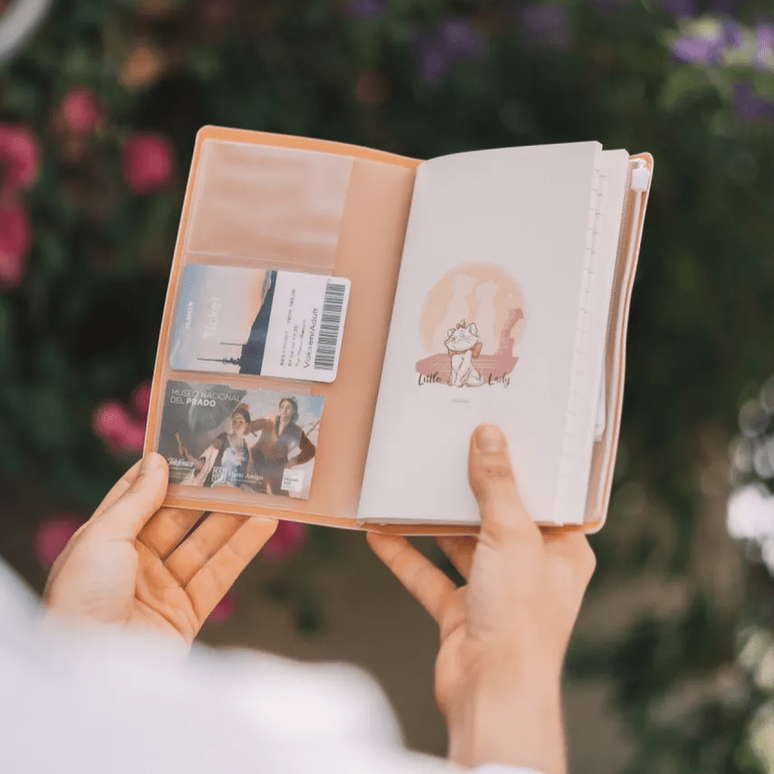 Caderno de viagem Bonjour Marie - Papelaria Encantada