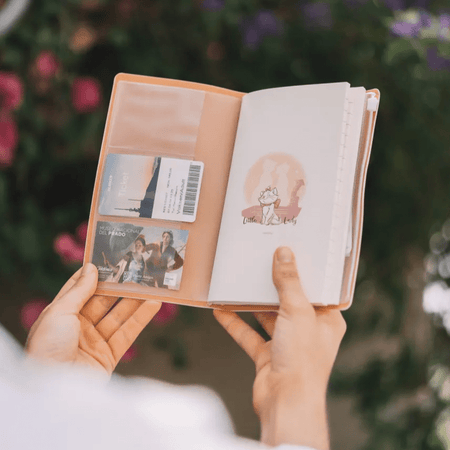 Caderno de viagem Bonjour Marie - Papelaria Encantada