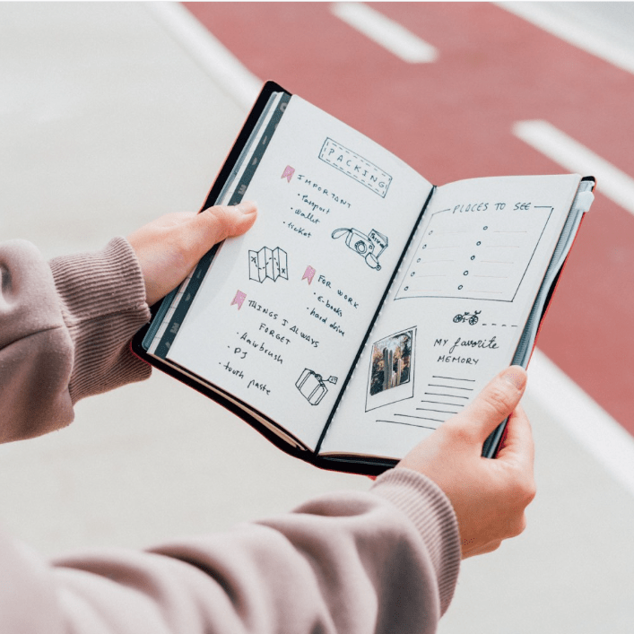 CADERNO DE VIAGEM DISNEY MICKEY CLASSIC - Papelaria Encantada