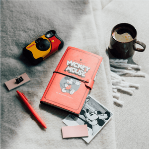 CADERNO DE VIAGEM DISNEY MICKEY CLASSIC - Papelaria Encantada