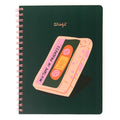 Caderno em Espiral A5 - Mixtape in progress - Mr. Wonderful - Papelaria Encantada