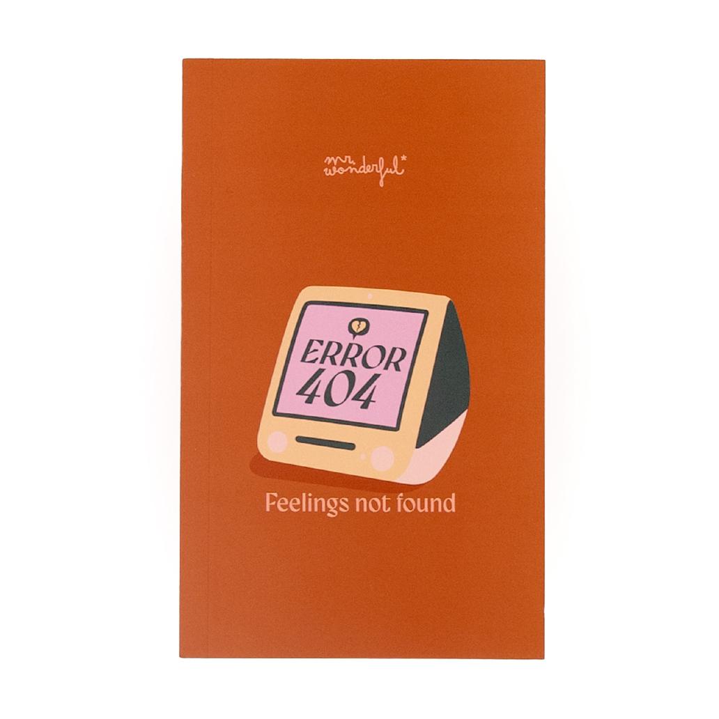 Caderno - Error 404 - Mr. Wonderful - Papelaria Encantada