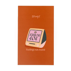 Caderno - Error 404 - Mr. Wonderful - Papelaria Encantada
