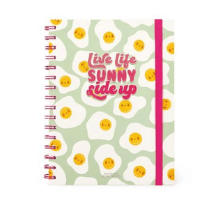 Caderno espiral A5 c/elástico Egg Legami - Papelaria Encantada