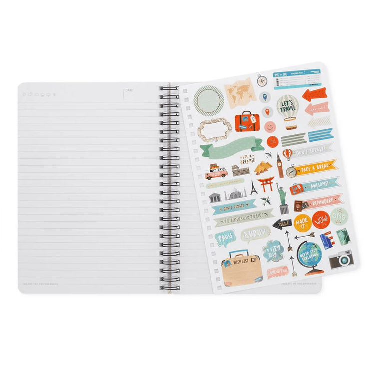 Caderno espiral A5 Travel Legami - Papelaria Encantada