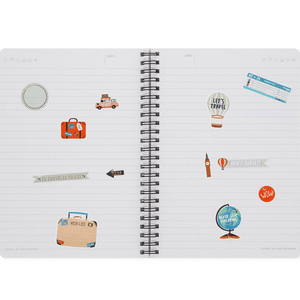 Caderno espiral A5 Travel Legami - Papelaria Encantada