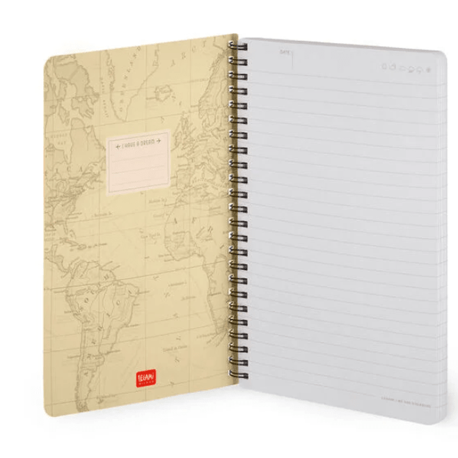 Caderno espiral A5 Travel Legami - Papelaria Encantada