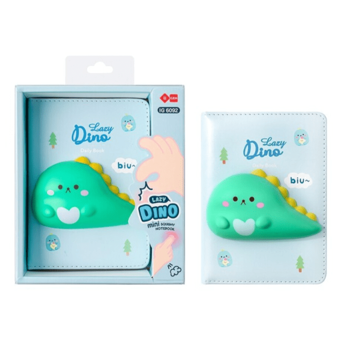 Caderno Gift Squishy A6 Lazy Stars Dino - Papelaria Encantada