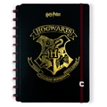 Caderno Grande black by Harry Potter - Papelaria Encantada