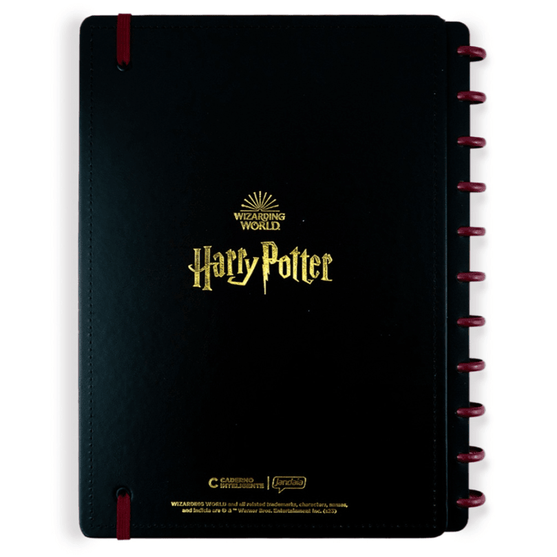 Caderno Grande black by Harry Potter - Papelaria Encantada