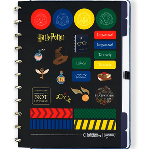 Caderno Grande blue by Harry Potter - Papelaria Encantada