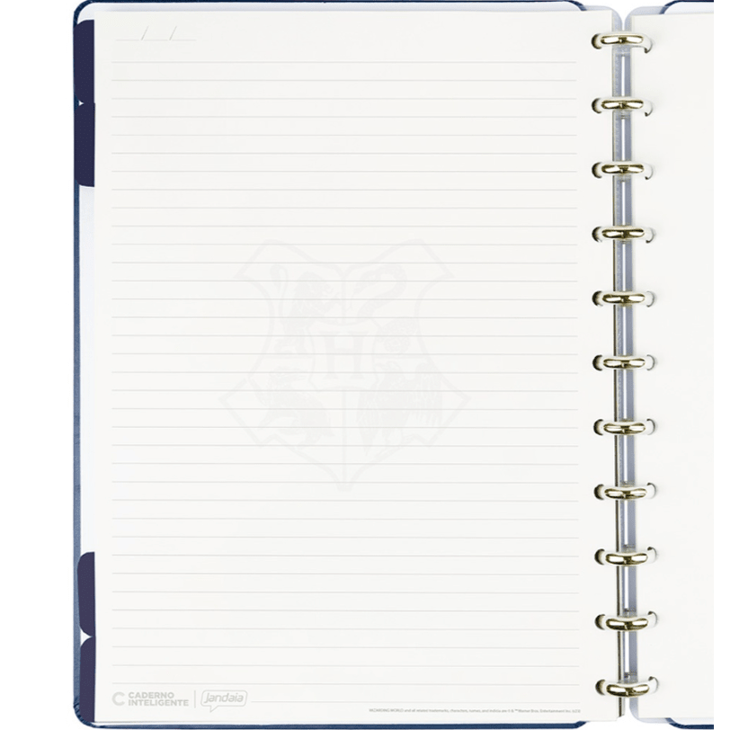 Caderno Grande blue by Harry Potter - Papelaria Encantada