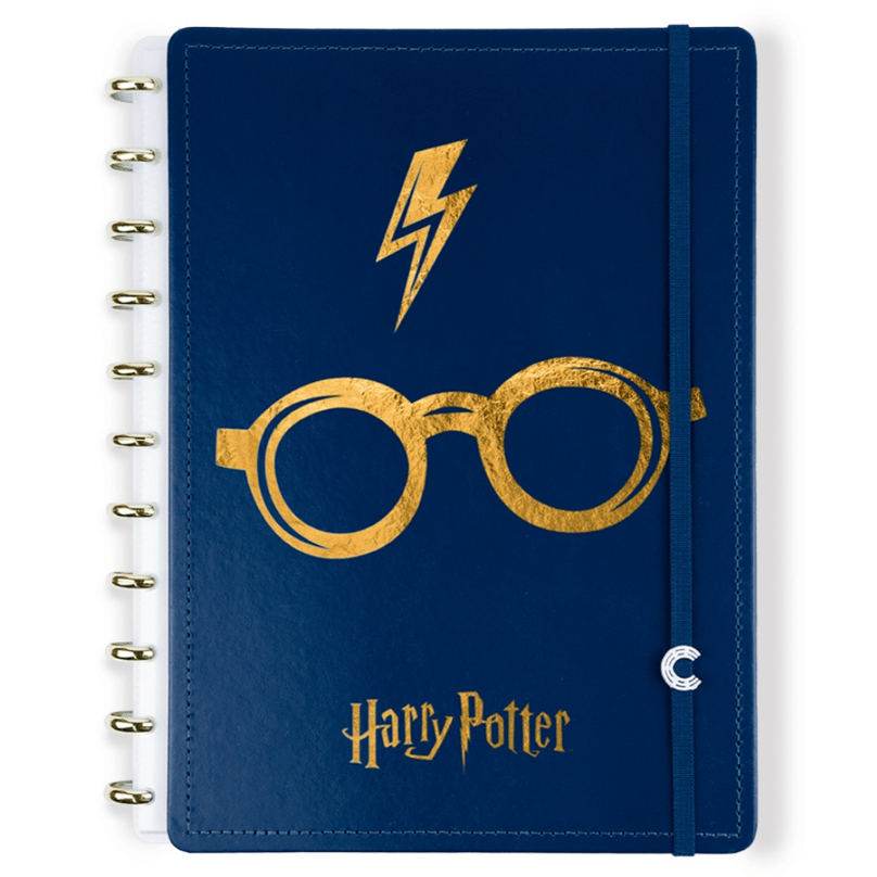 Caderno Grande blue by Harry Potter - Papelaria Encantada