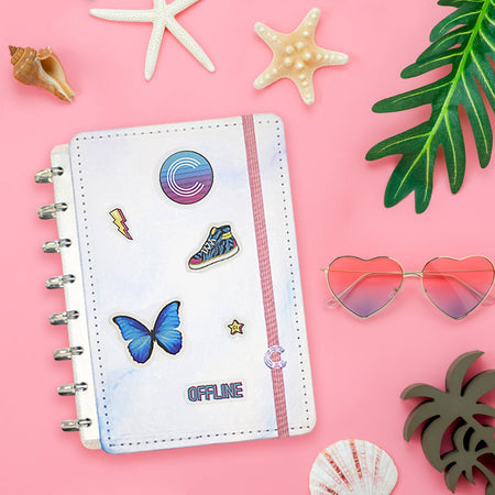 Caderno Inteligente A5 Malibu ed. especial Luara - Papelaria Encantada