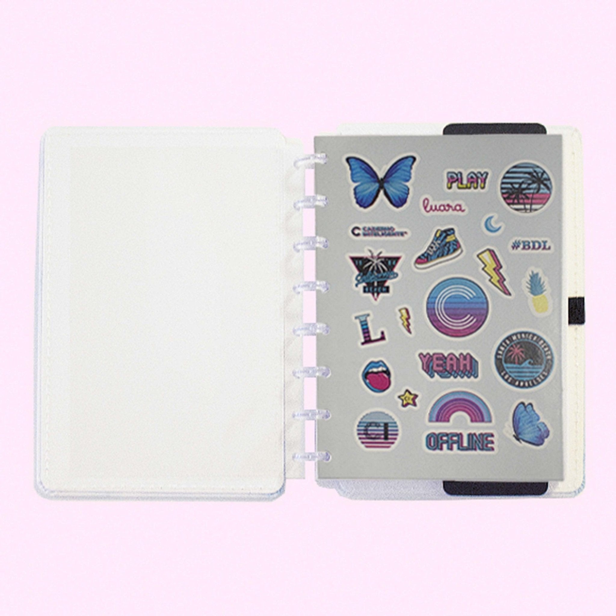 Caderno Inteligente A5 Malibu ed. especial Luara - Papelaria Encantada