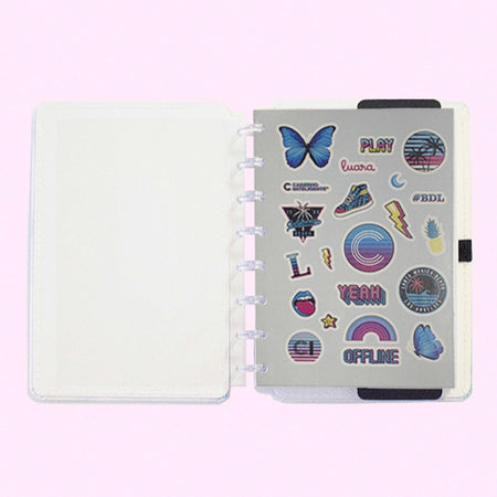Caderno Inteligente A5 Malibu ed. especial Luara - Papelaria Encantada
