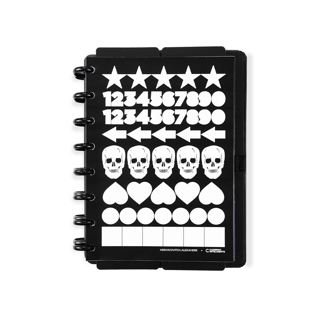 Caderno inteligente A5 preto by Alexandre Herchovitch - Papelaria Encantada