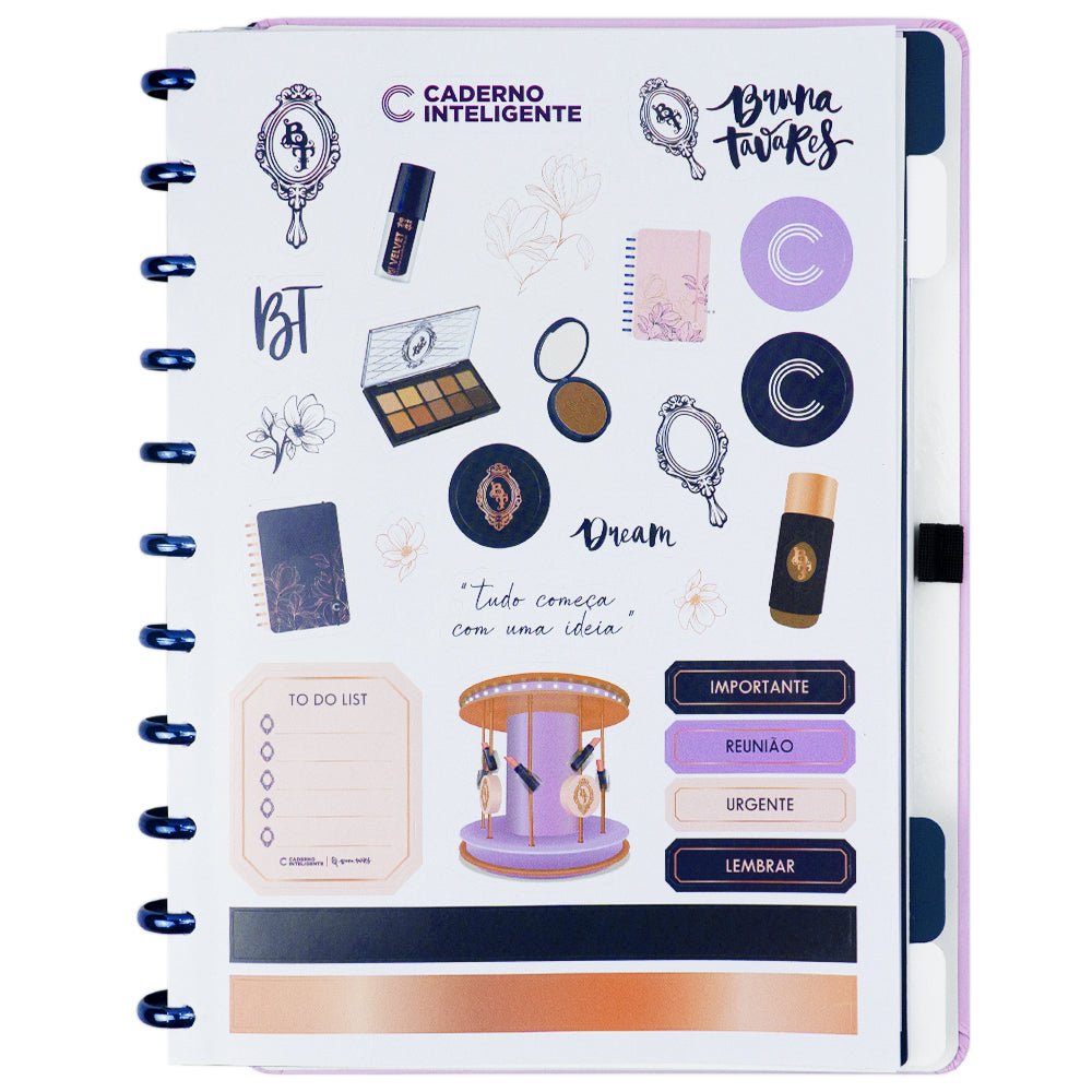 Caderno Inteligente BT DREAM by Bruna Tavares Grande - Papelaria Encantada