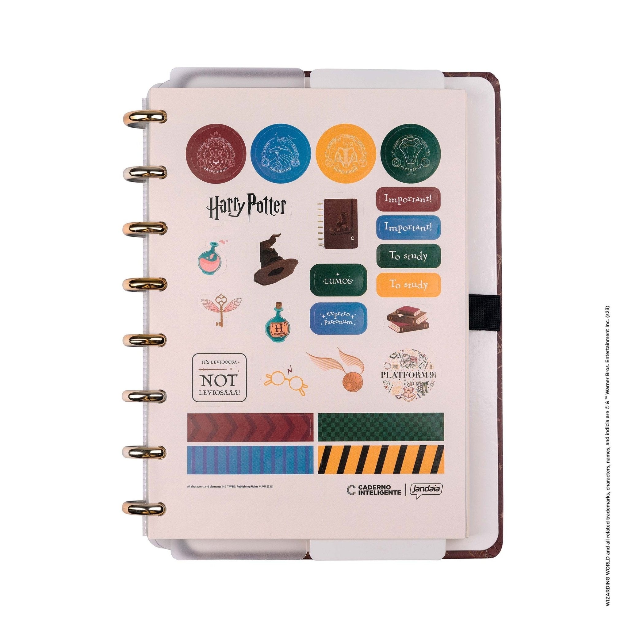 Caderno Inteligente by Harry Potter - Sorting Hat A5 - Papelaria Encantada