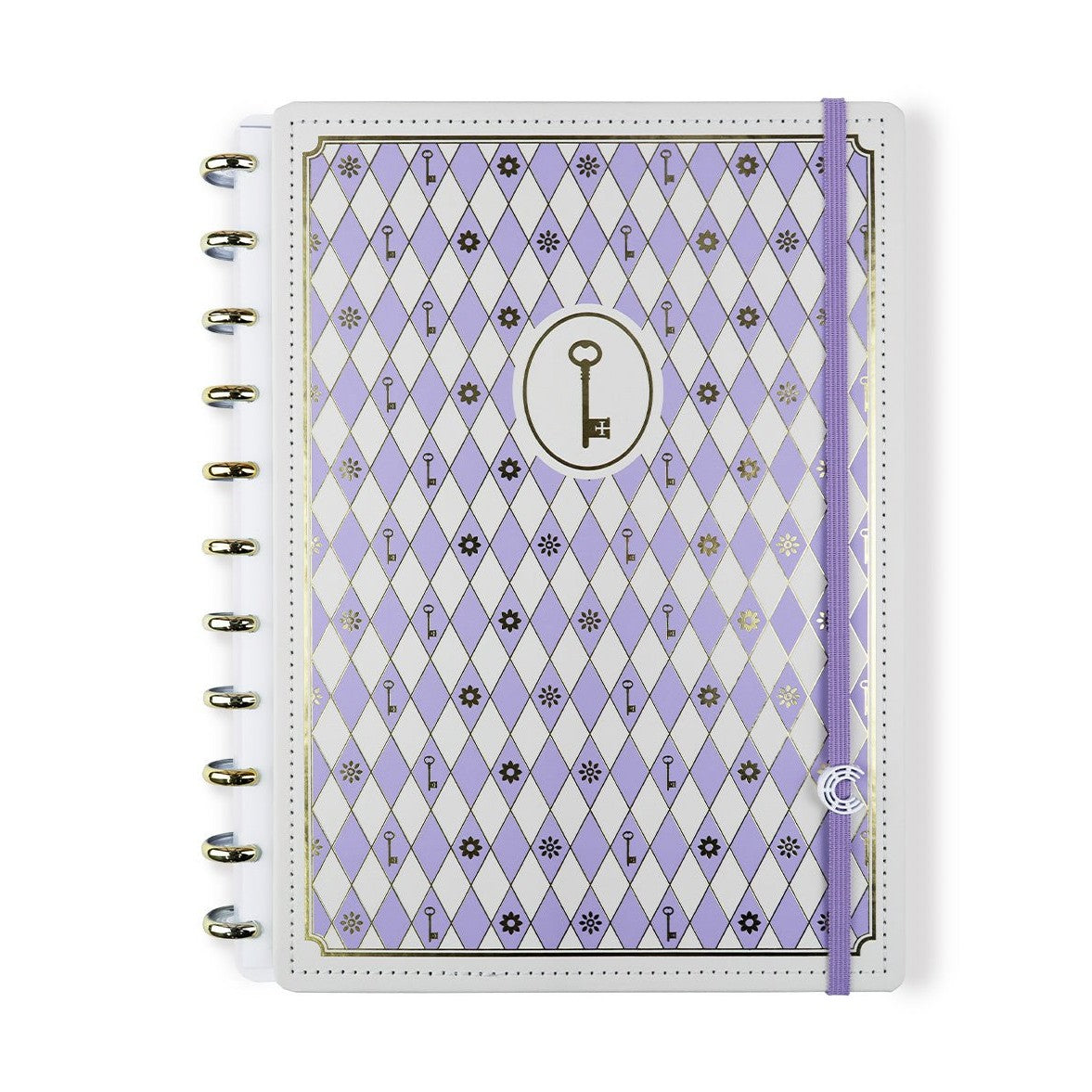 Caderno Inteligente by Isabela Akkari - Purple Key Grande - Papelaria Encantada
