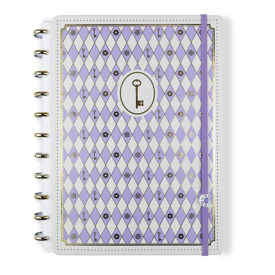 Caderno Inteligente by Isabela Akkari - Purple Key Grande - Papelaria Encantada