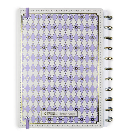 Caderno Inteligente by Isabela Akkari - Purple Key Grande - Papelaria Encantada