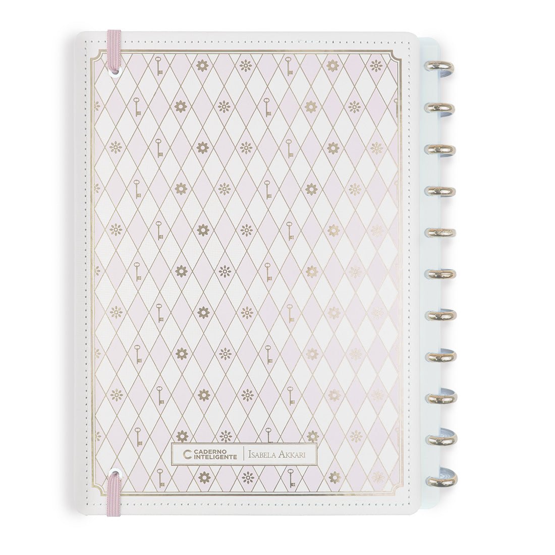 Caderno Inteligente by Isabela Akkari - Rose Key - Papelaria Encantada