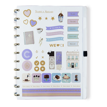 Caderno Inteligente by Isabela Akkari - Rose Key - Papelaria Encantada