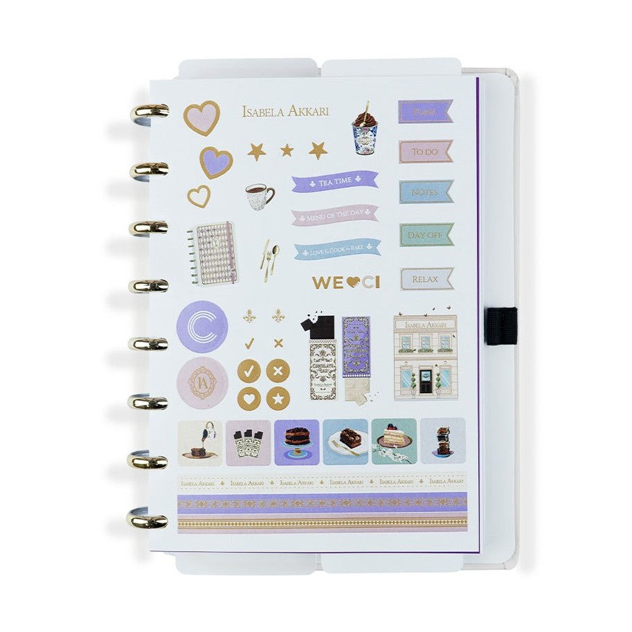 Caderno Inteligente by Isabela Akkari - Rose Key A5 - Papelaria Encantada