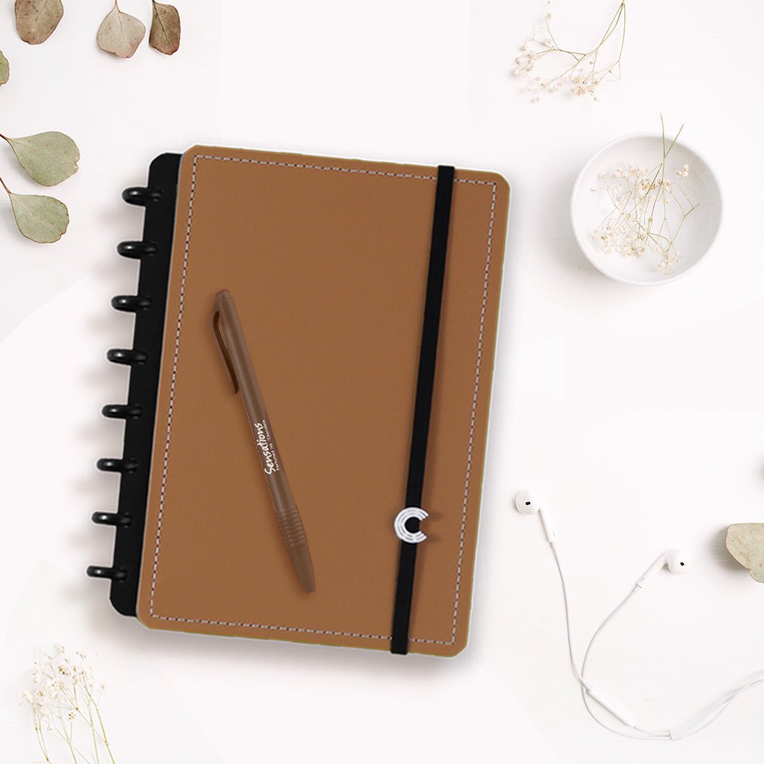Caderno Inteligente Caramel A5 - Papelaria Encantada