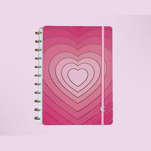 Caderno Inteligente Golden Love Grande - Papelaria Encantada