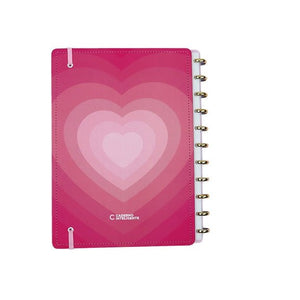 Caderno Inteligente Golden Love Grande - Papelaria Encantada