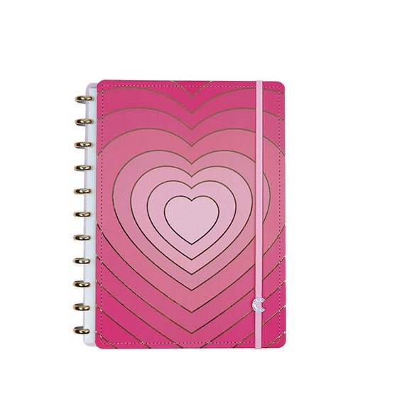 Caderno Inteligente Golden Love Grande - Papelaria Encantada