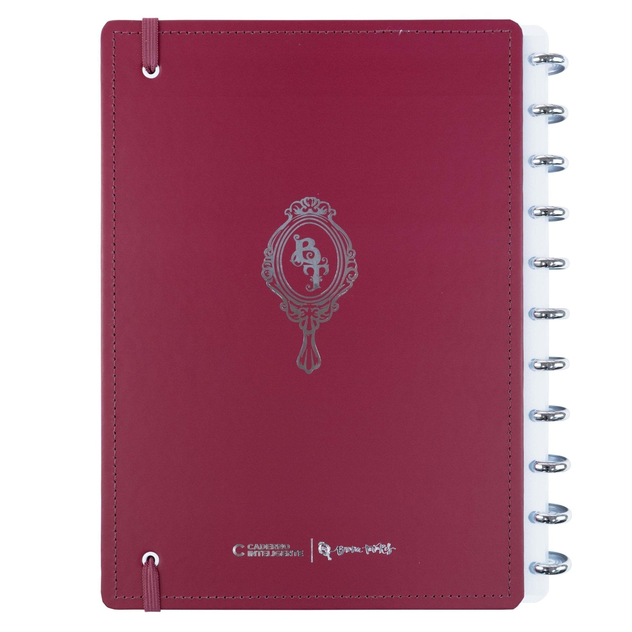 Caderno Inteligente Grande Cherry by Bruna Tavares - Papelaria Encantada