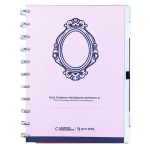 Caderno Inteligente Grande Cherry by Bruna Tavares - Papelaria Encantada