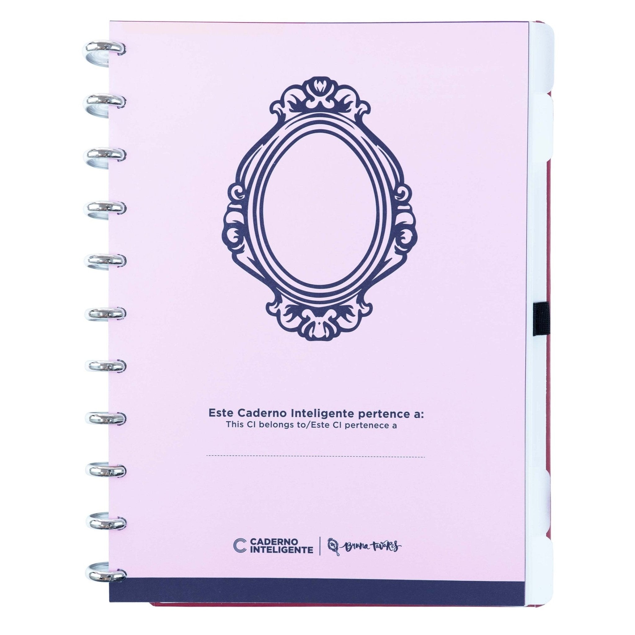 Caderno Inteligente Grande Cherry by Bruna Tavares - Papelaria Encantada