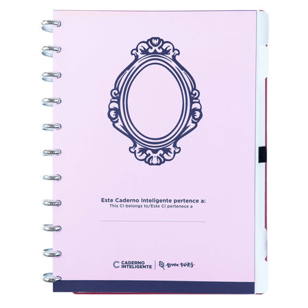 Caderno Inteligente Grande Cherry by Bruna Tavares - Papelaria Encantada