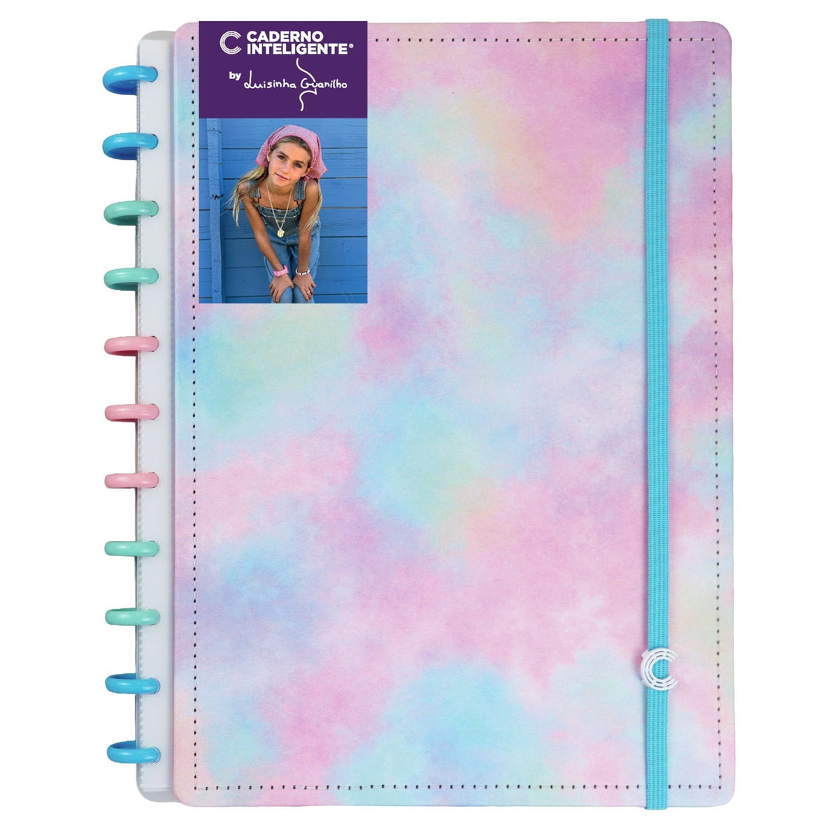 Caderno Inteligente Grande Free Spirit by Luisinha Guanilho - Papelaria Encantada