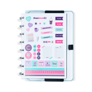 Caderno Inteligente Grande Glacial - Papelaria Encantada