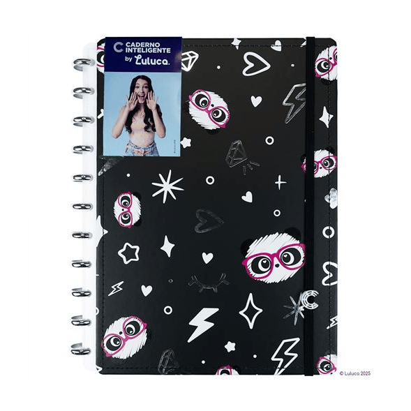 Caderno inteligente Grande Pandalu Star by Luluca - Papelaria Encantada