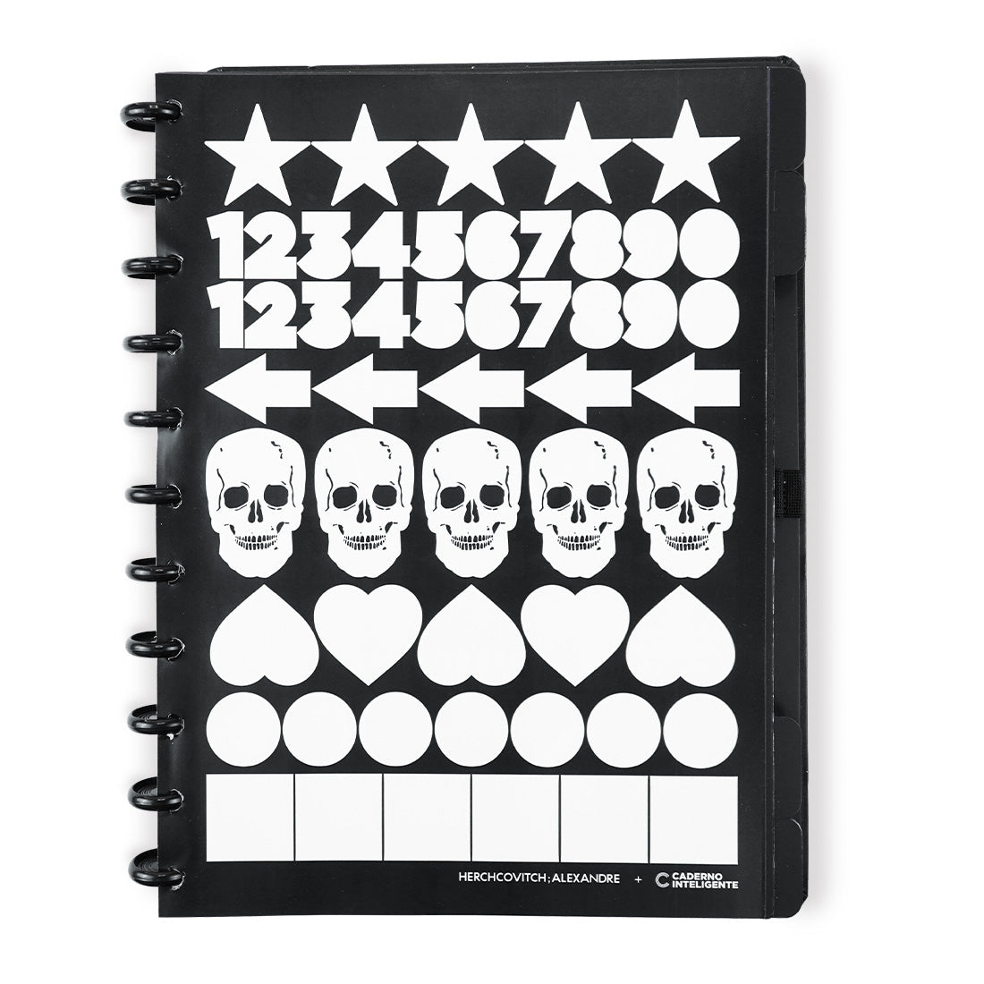 Caderno Inteligente Grande preto by Alexandre Herchcovitch - Papelaria Encantada