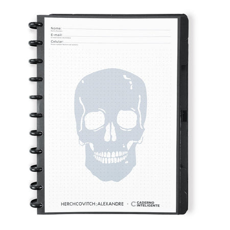 Caderno Inteligente Grande preto by Alexandre Herchcovitch - Papelaria Encantada