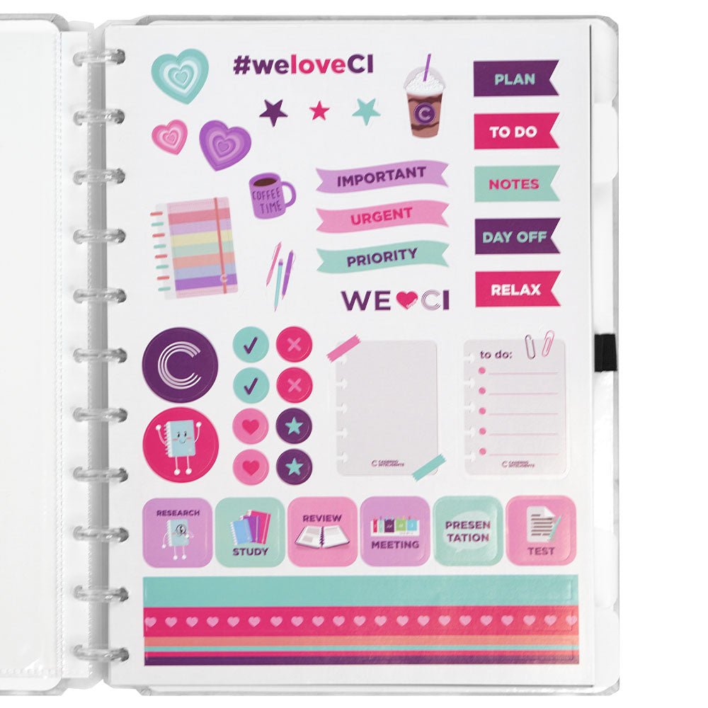 Caderno Inteligente Grande Shadow - Papelaria Encantada