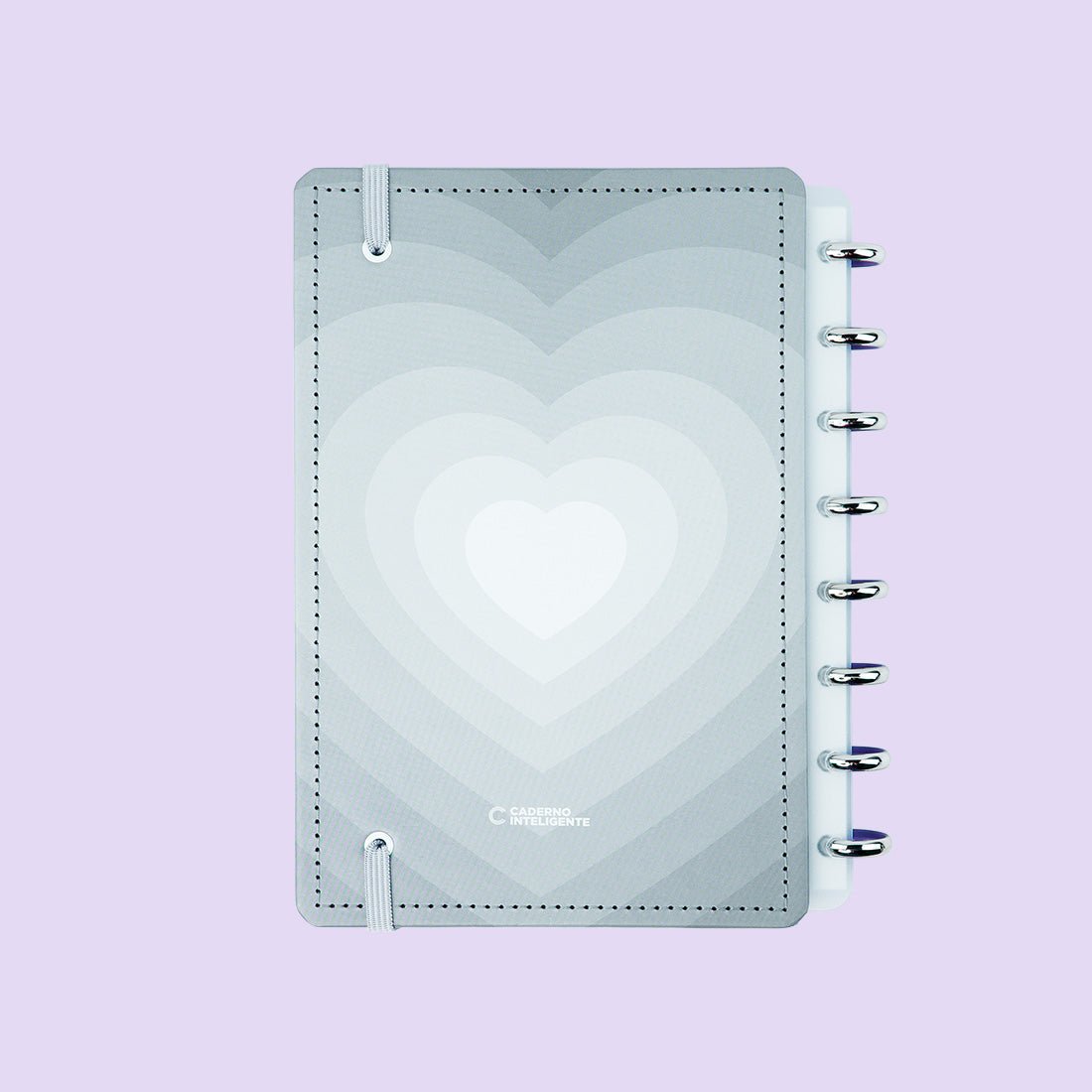 Caderno Inteligente Grey Love A5 - Papelaria Encantada